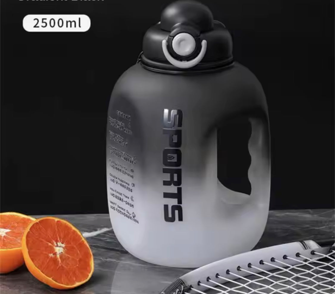 Portable Sport Water Bottle, Large Capacity Outdoor Travel Water Bottle, Gradient Gym Drink Bottle, Plastic Reusable Water Cup Portable Sport Water Bottle, Large Capacity Outdoor Travel Water Bottle, Gradient Gym Drink Bottle, Plastic Reusable Water Cup